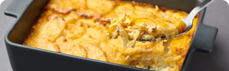 Homepride Cheese & Bacon Potato Bake