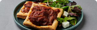 Loyd Grossman Onion & Tomato Puff Pastry Tart